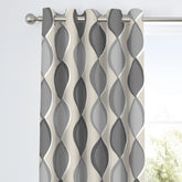 Fusion Lennox Grey Eyelet Curtains Fusion Lennox Grey Eyelet Curtains
